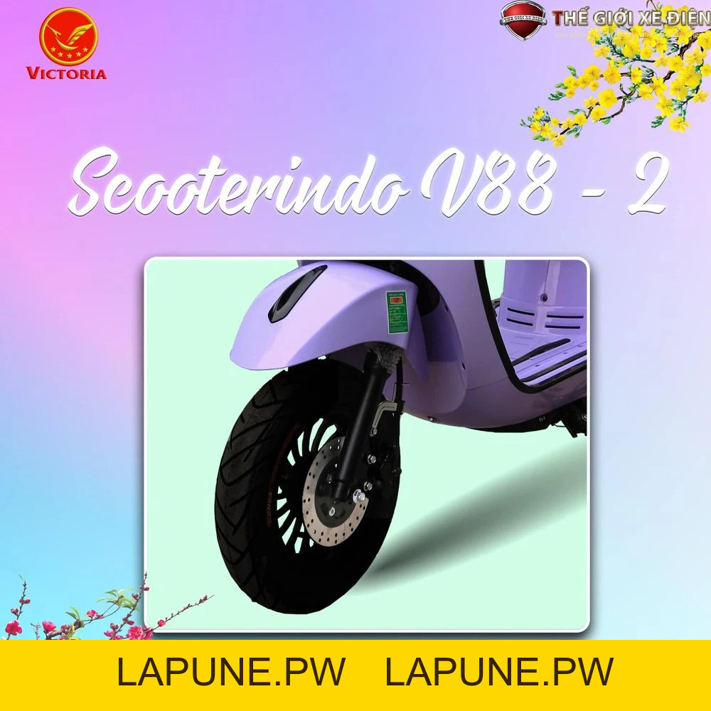 Xe ga 50cc Scooter Victoria Đèn Tròn - Xe điện Vivu