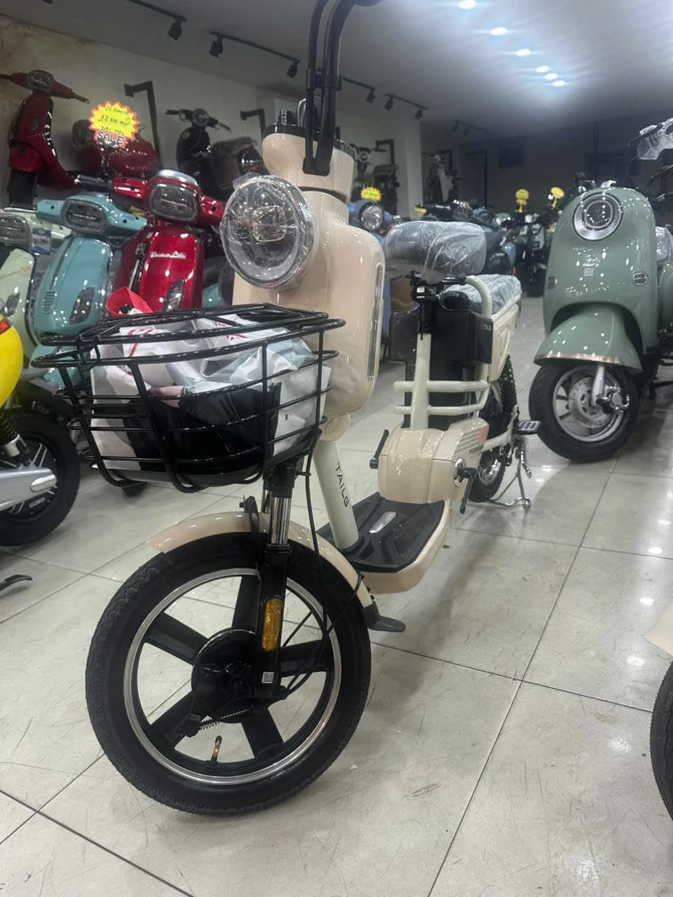Xe Đạp Điện Tailg JY34 - Dùng 4 Bình 13Ah 60km/1 Lần Sạc - Xe điện Vivu