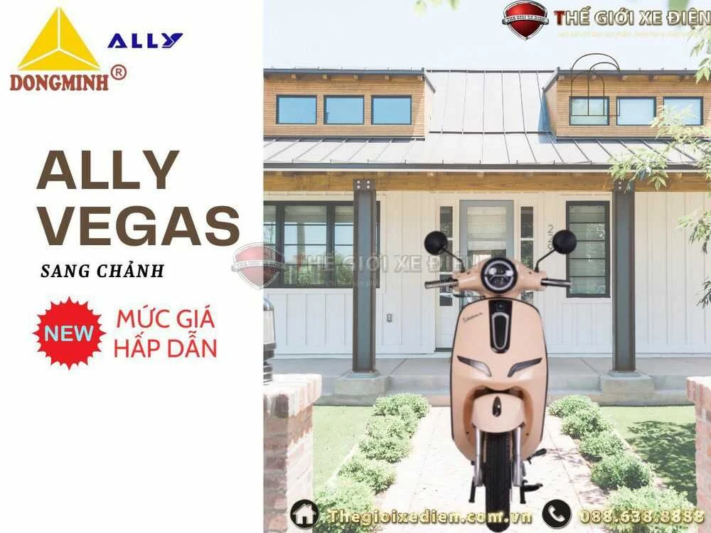 Xe Ga 50cc Ally Vegas Thế Hệ Mới - Xe điện Vivu