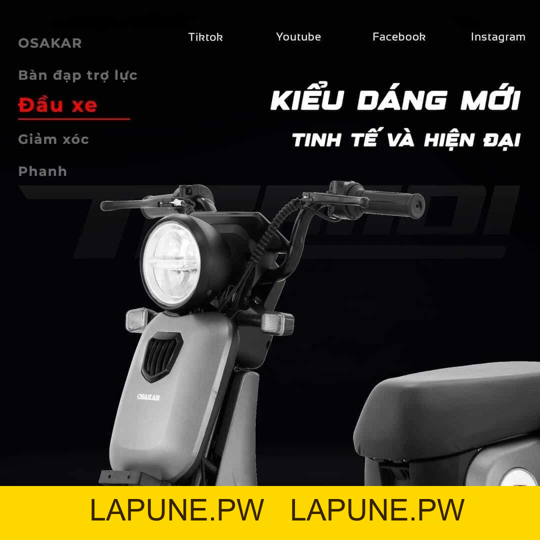 Xe Đạp Điện Osakar Mandi Đời Mới (Đầy Đủ Giấy Tờ) - Xe điện Vivu