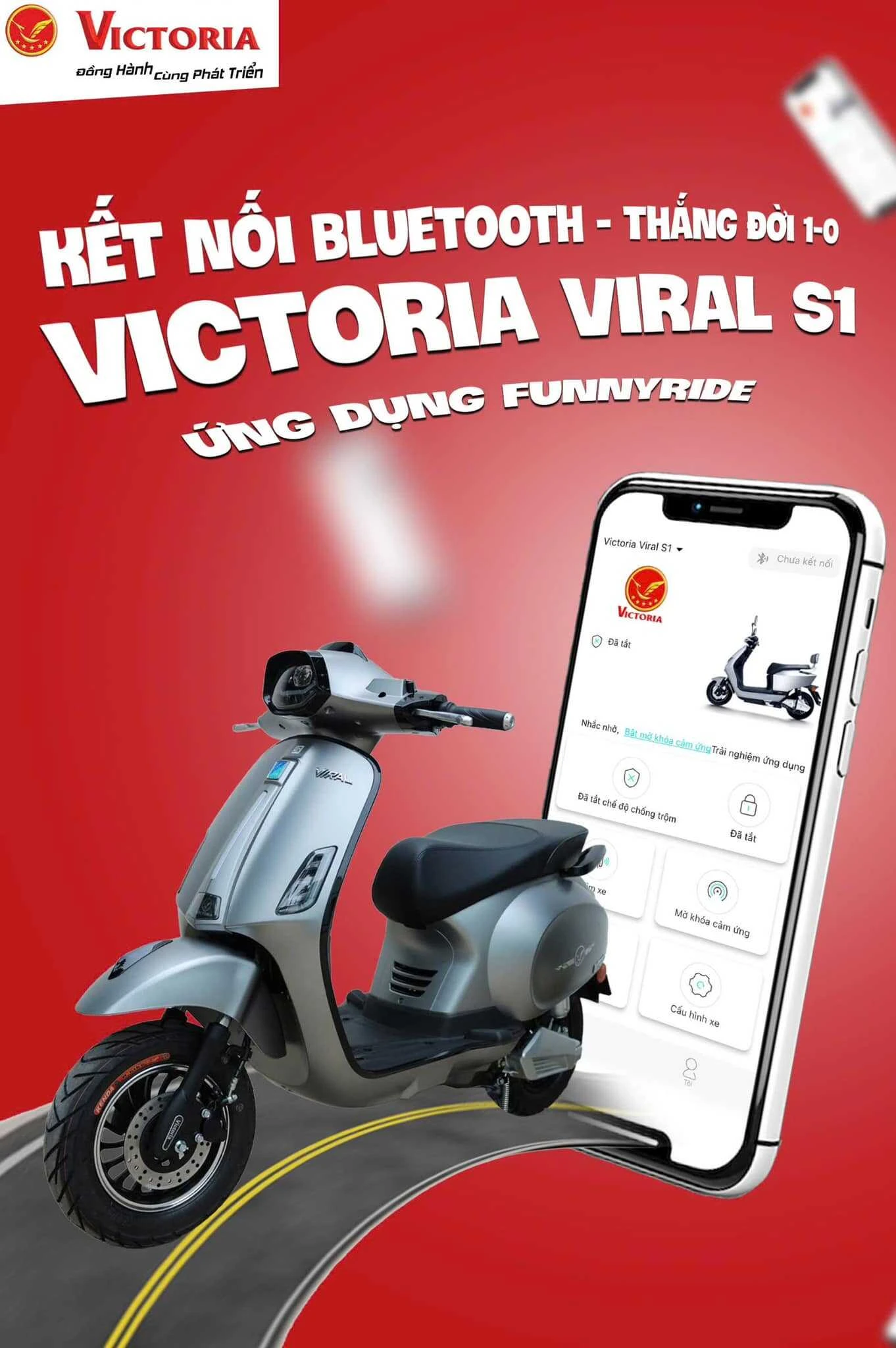 Xe Máy Điện Victoria Viral Pro Việt Nhật - Xe điện Vivu