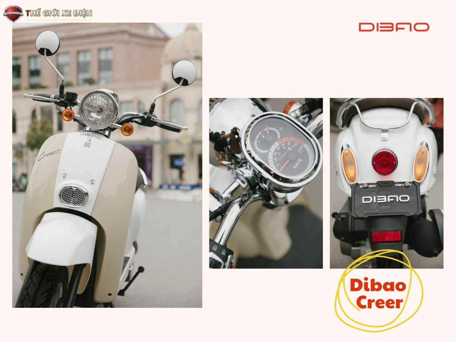Xe Ga 50cc Dibao Creer Phanh Đĩa Chất Lượng Cao - Xe điện Vivu
