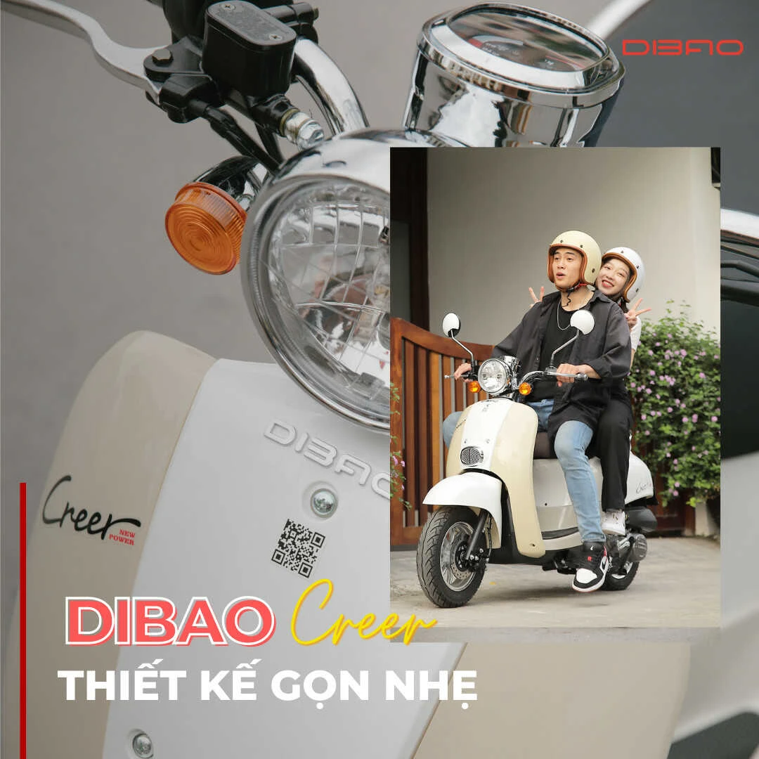 Xe Ga 50cc Dibao Creer Phanh Đĩa Chất Lượng Cao - Xe điện Vivu