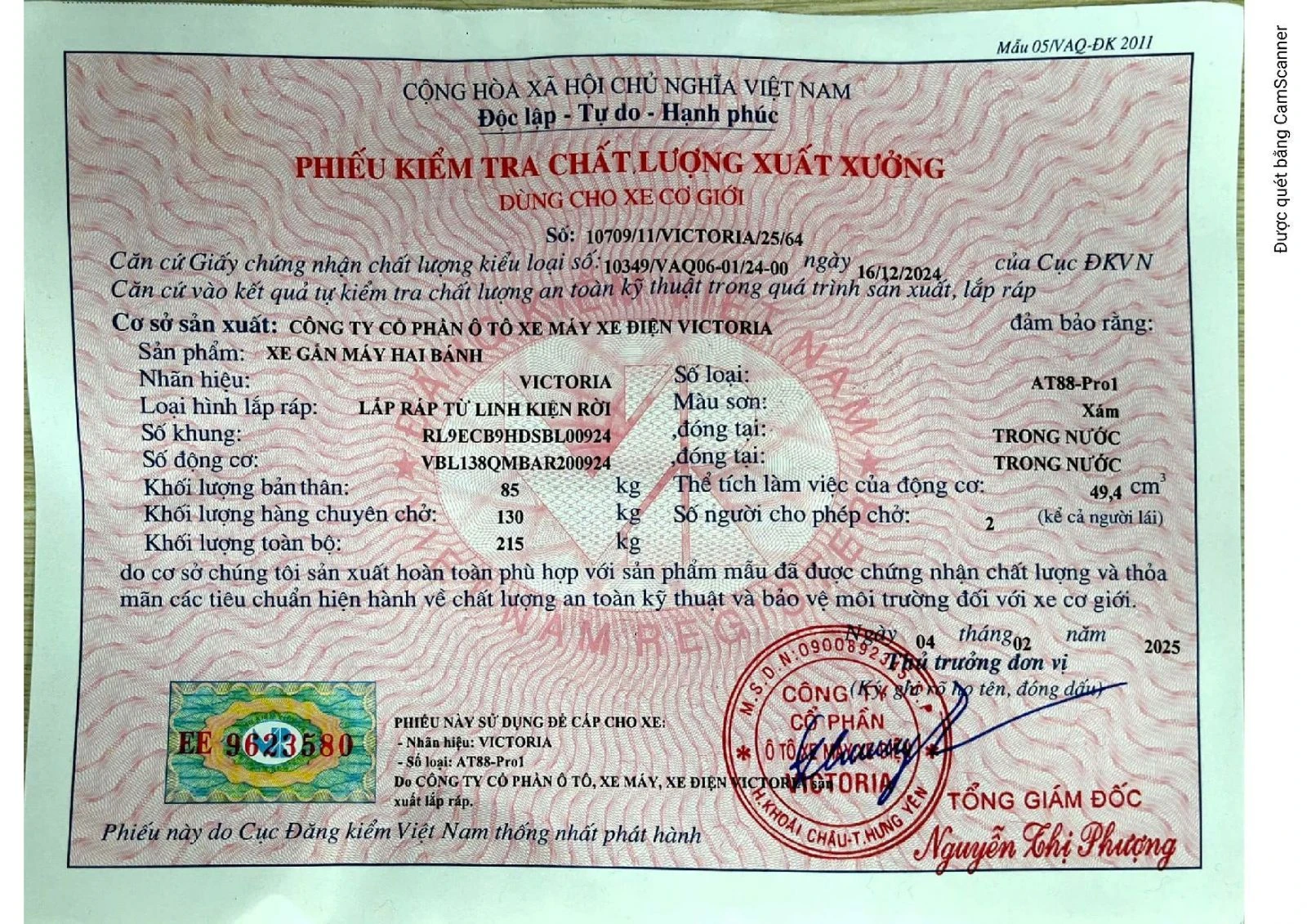 Xe Ga 50cc AT88 Pro Victoria Đời Mới - Xe điện Vivu