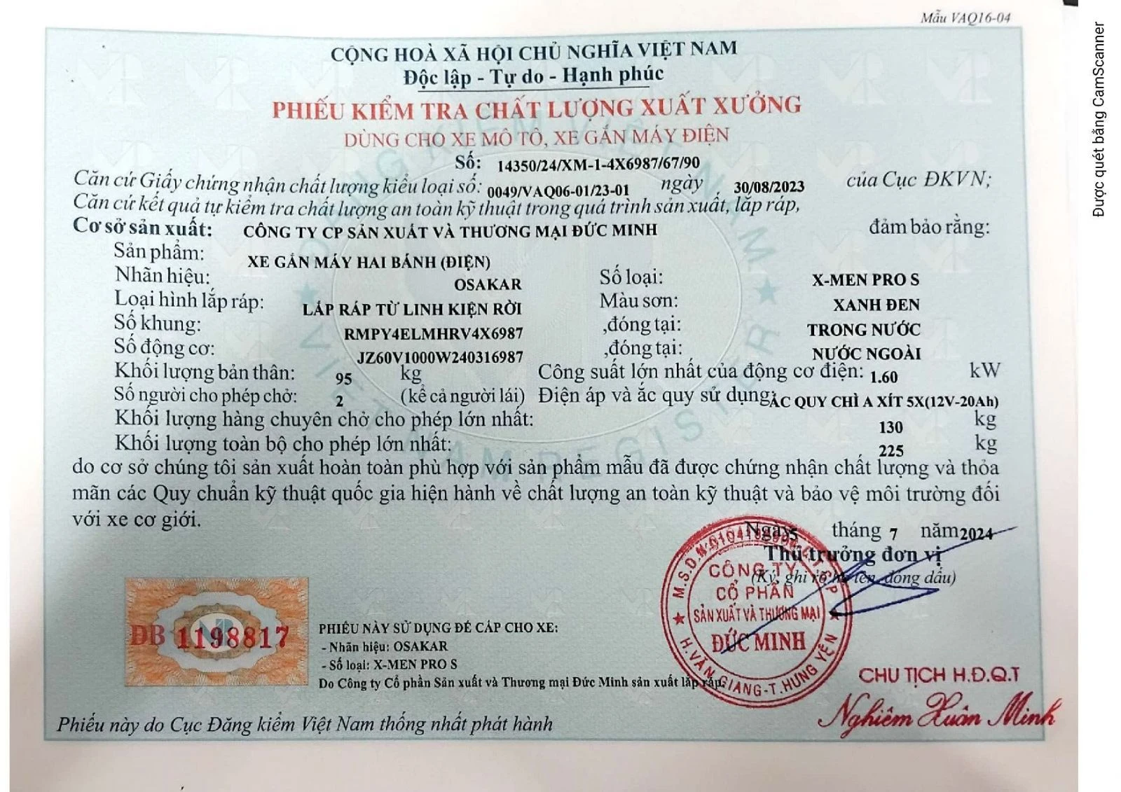 Xe Máy Điện Osakar Xmen Pro - Xe điện Vivu