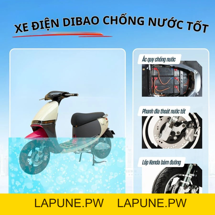 Xe Máy Điện Dibao Gogo Crown - Xe điện Vivu