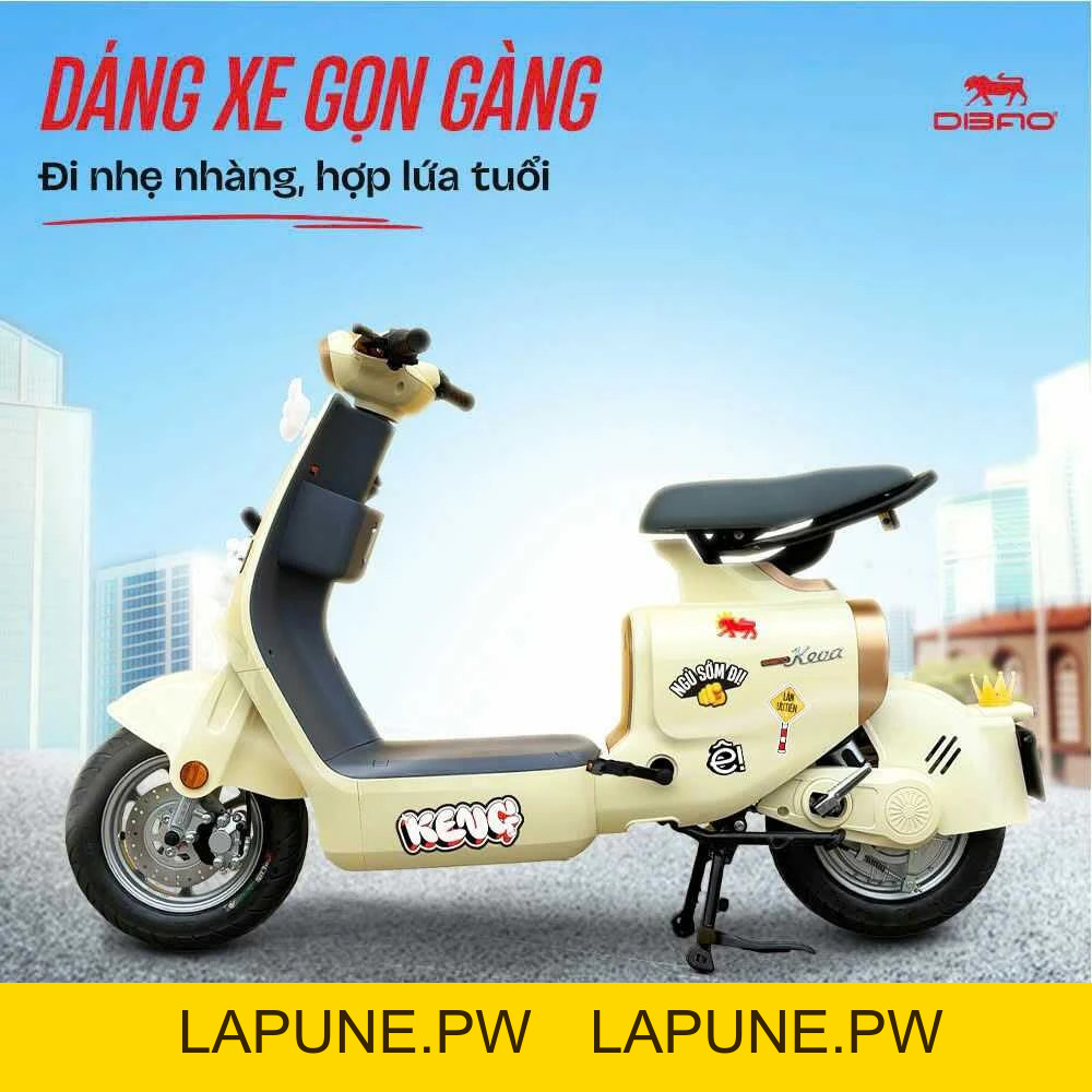 Xe Đạp Điện Dibao Hotgirl Keva (Đầy Đủ Giấy Tờ) - Xe điện Vivu