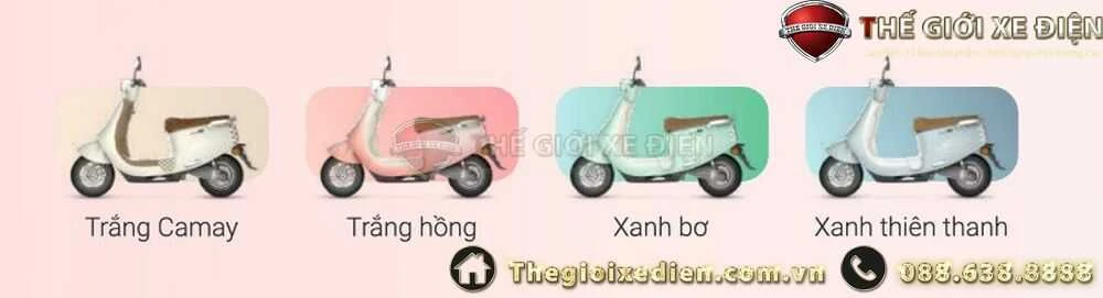 Xe Máy Điện DK Lyva Moda (Chạy: 90km/ lần sạc) - Xe điện Vivu