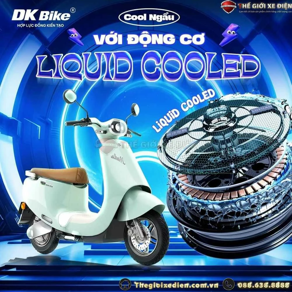 Xe Máy Điện DK Lyva Moda (Chạy: 90km/ lần sạc) - Xe điện Vivu