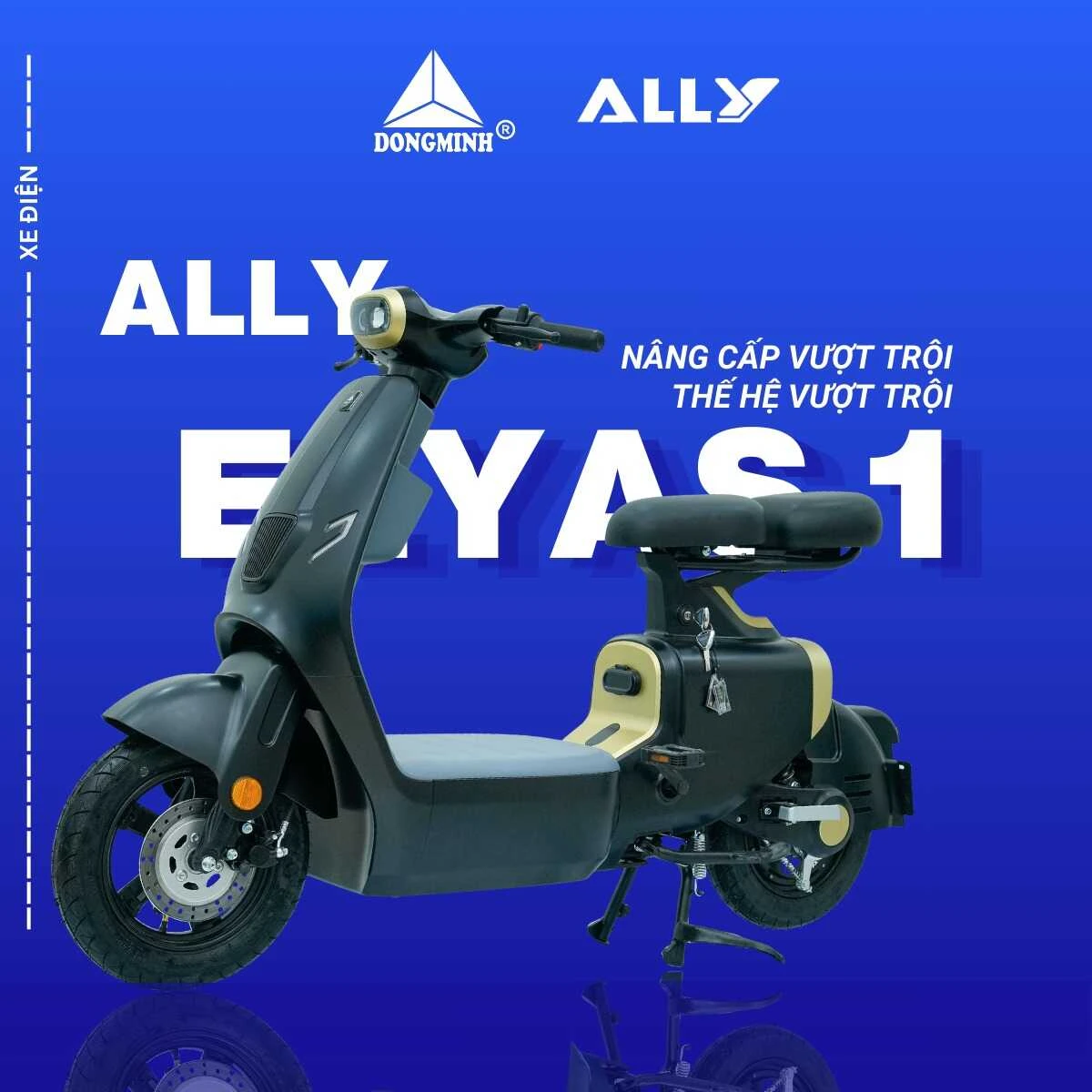 Xe Đạp Điện VC Ally Elyas S1 (Đầy Đủ Giấy Tờ) - Xe điện Vivu