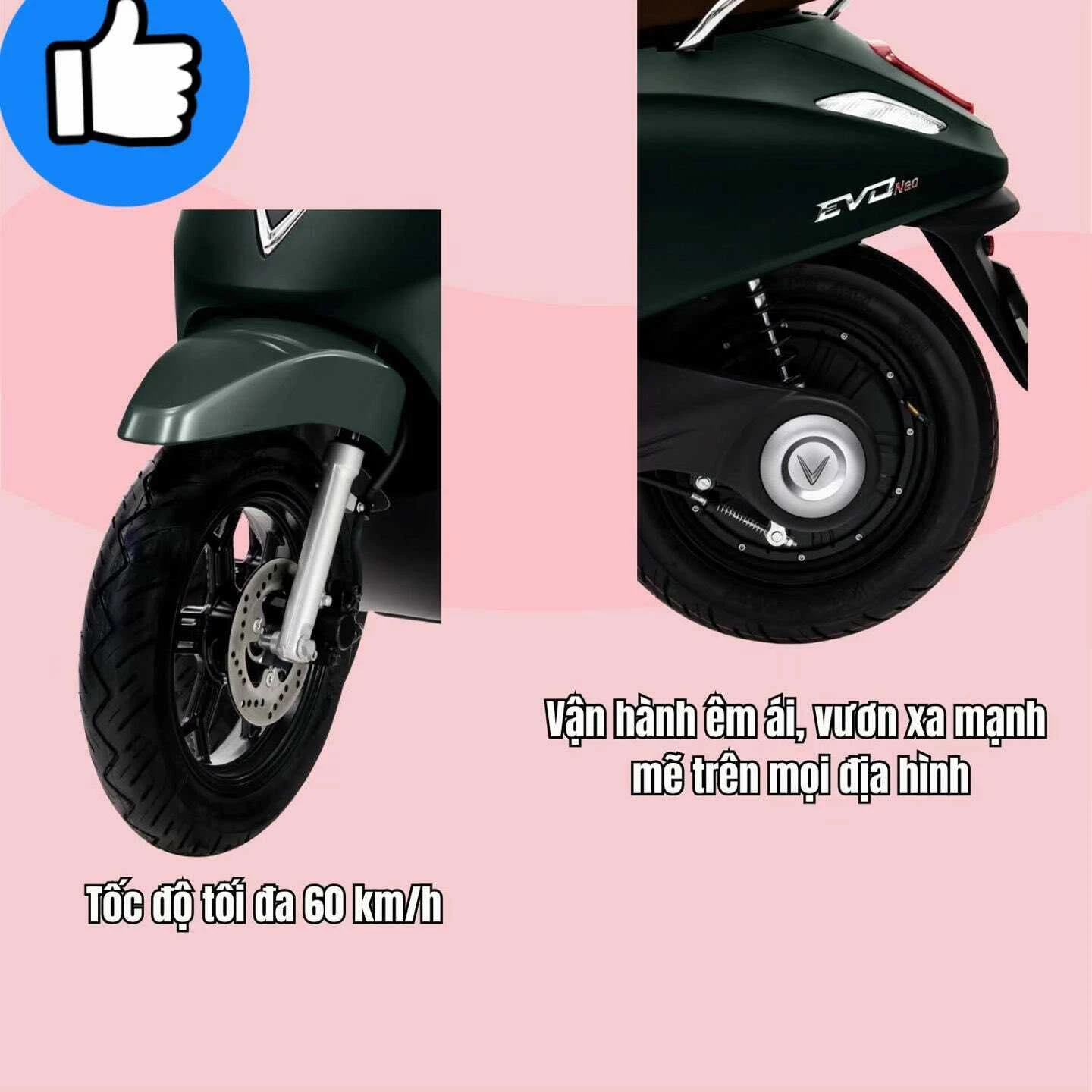 Xe Máy Điện Vinfast Evo Neo Kèm Pin LFP - Xe điện Vivu