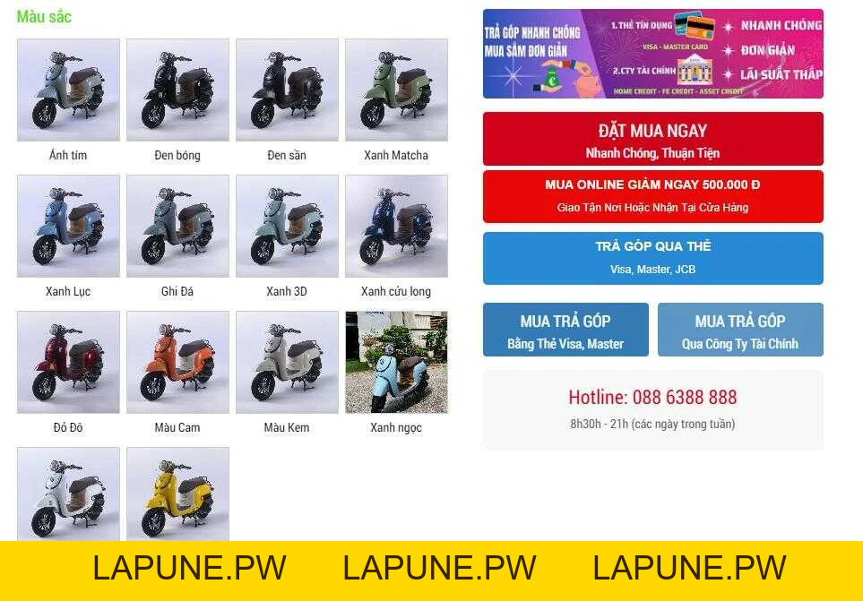 Xe Ga 50cc Giorno HSV2 A Hyosung Chất Lượng Cao - Xe điện Vivu