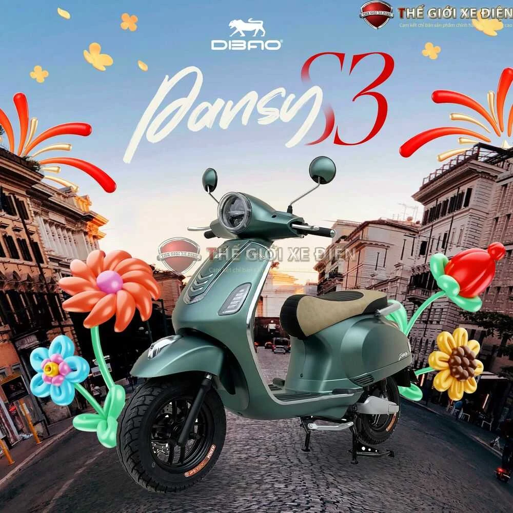 Xe Máy Điện Dibao Pansy Neo S3 - Xe điện Vivu