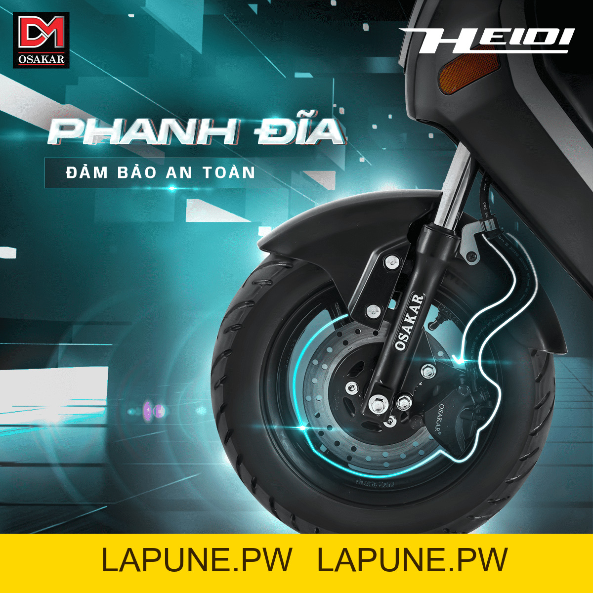 Xe Đạp Điện Osakar Heidi (Đầy Đủ Giấy Tờ) - Xe điện Vivu