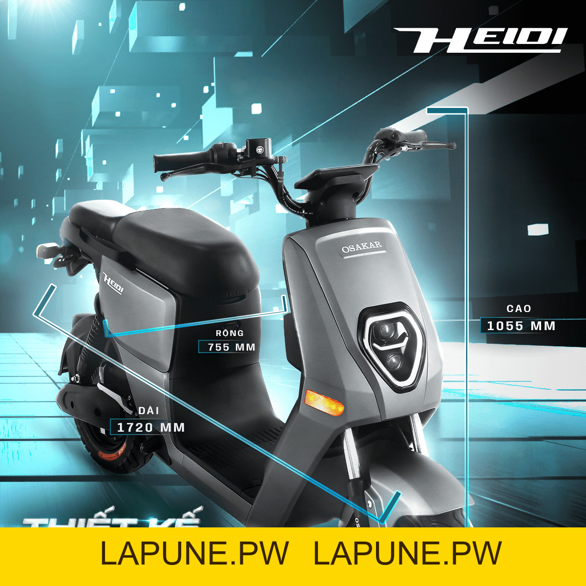 Xe Đạp Điện Osakar Heidi (Đầy Đủ Giấy Tờ) - Xe điện Vivu