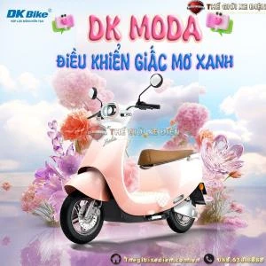 Xe Máy Điện DK Lyva Moda (Chạy: 90km/ lần sạc) - Xe điện Vivu