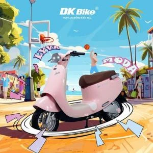 Xe Máy Điện DK Lyva Moda (Chạy: 90km/ lần sạc) - Xe điện Vivu