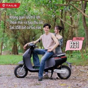Xe Máy Điện Tailg Gogo R31 80Km/1 Lần Sạc - Xe điện Vivu