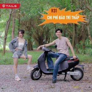 Xe Máy Điện Tailg Gogo R31 80Km/1 Lần Sạc - Xe điện Vivu