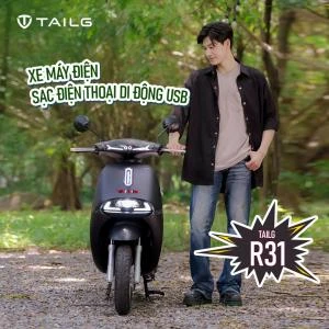 Xe Máy Điện Tailg Gogo R31 80Km/1 Lần Sạc - Xe điện Vivu