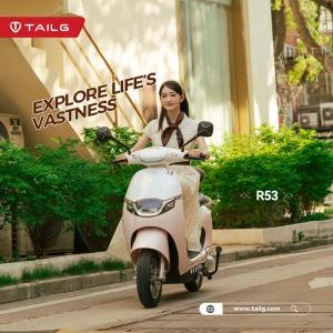 Xe Máy Điện Tailg Venus R53 6 Ắc Quy 23A 100km/1 Lần Sạc - Xe điện Vivu