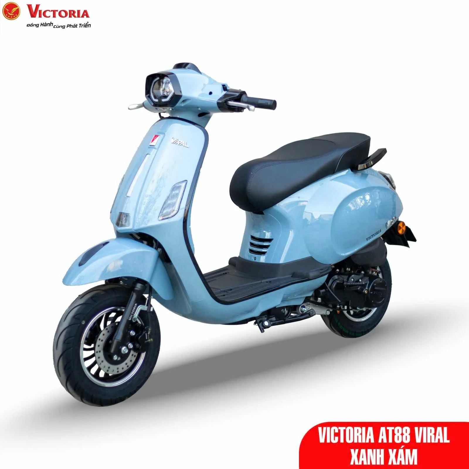 Xe Ga 50cc Victoria AT88 Viral Đời Mới - Xe điện Vivu