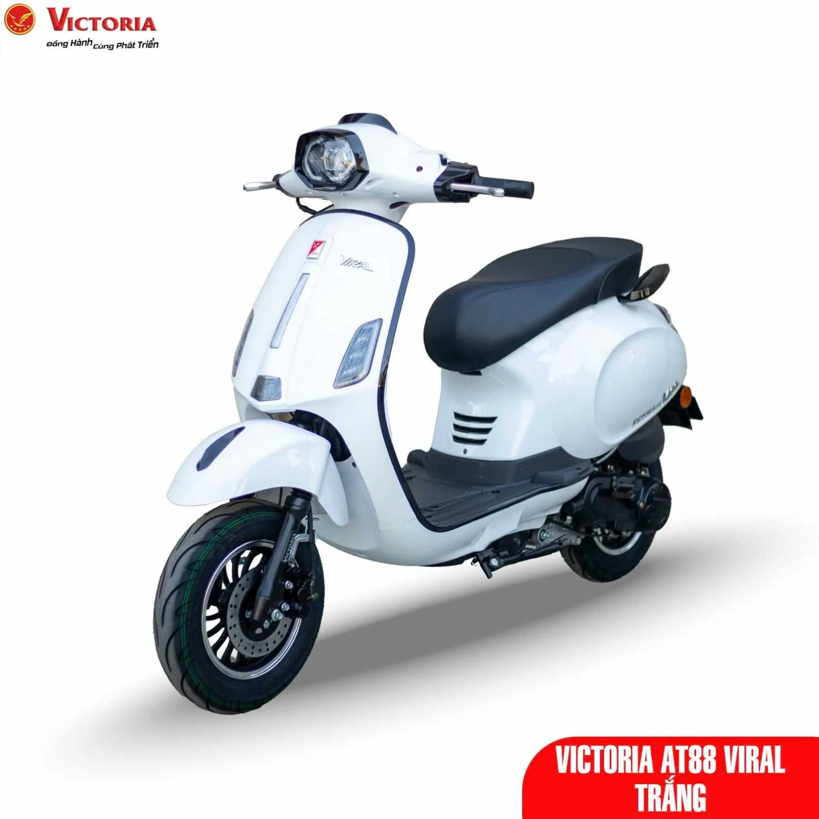Xe Ga 50cc Victoria AT88 Viral Đời Mới - Xe điện Vivu