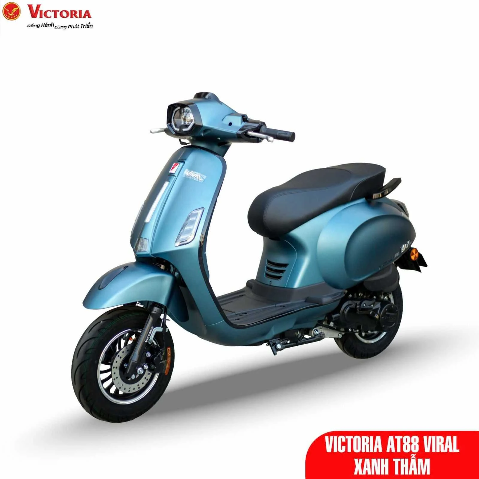 Xe Ga 50cc Victoria AT88 Viral Đời Mới - Xe điện Vivu