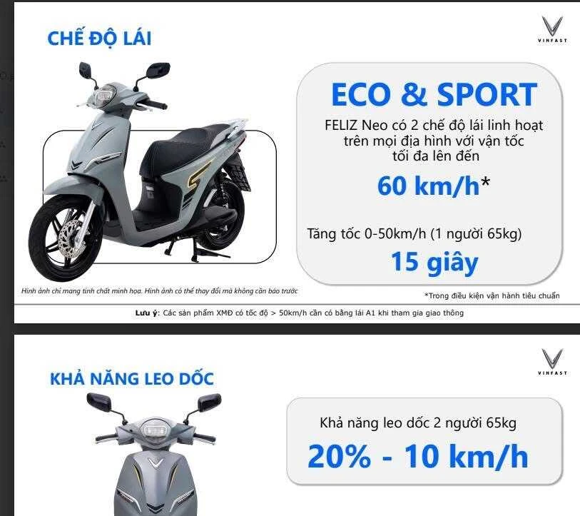 Xe Máy Điện Vinfast Feliz Neo Kèm Pin LFP - Xe điện Vivu